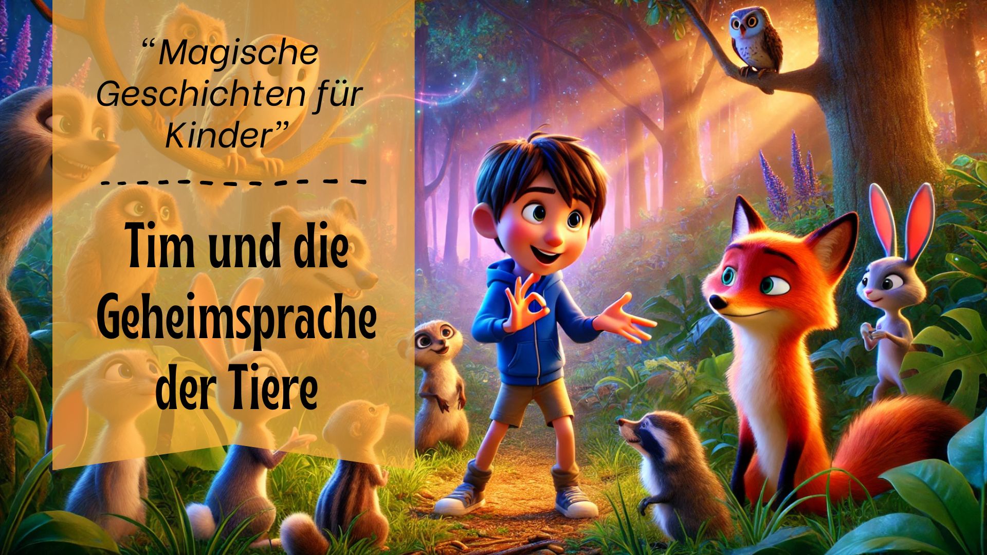 Tim und die Geheimsprache der Tiere – Magische Geschichten für Kinder